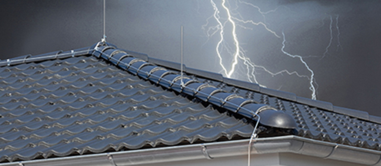 Äußerer Blitzschutz bei Elektro Krämer in Ergersheim