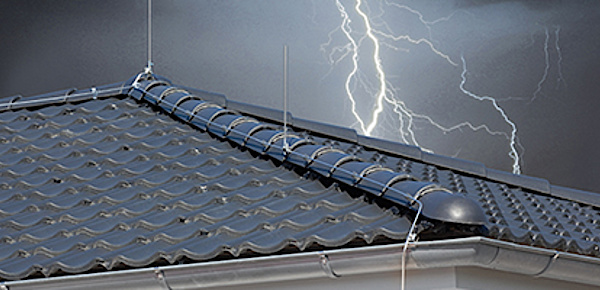 Äußerer Blitzschutz bei Elektro Krämer in Ergersheim